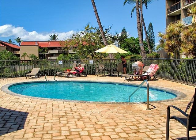 2191 South Kihei Road, Unit 2405 Kihei, HI 96753 - Photo 13 of 17 a view of a swimming pool with a patio