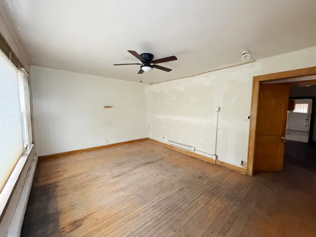 wooden floor in an empty room