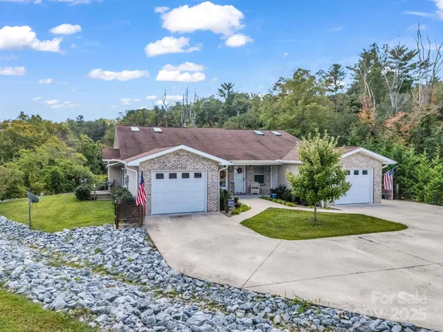 a house with a garden in front of it