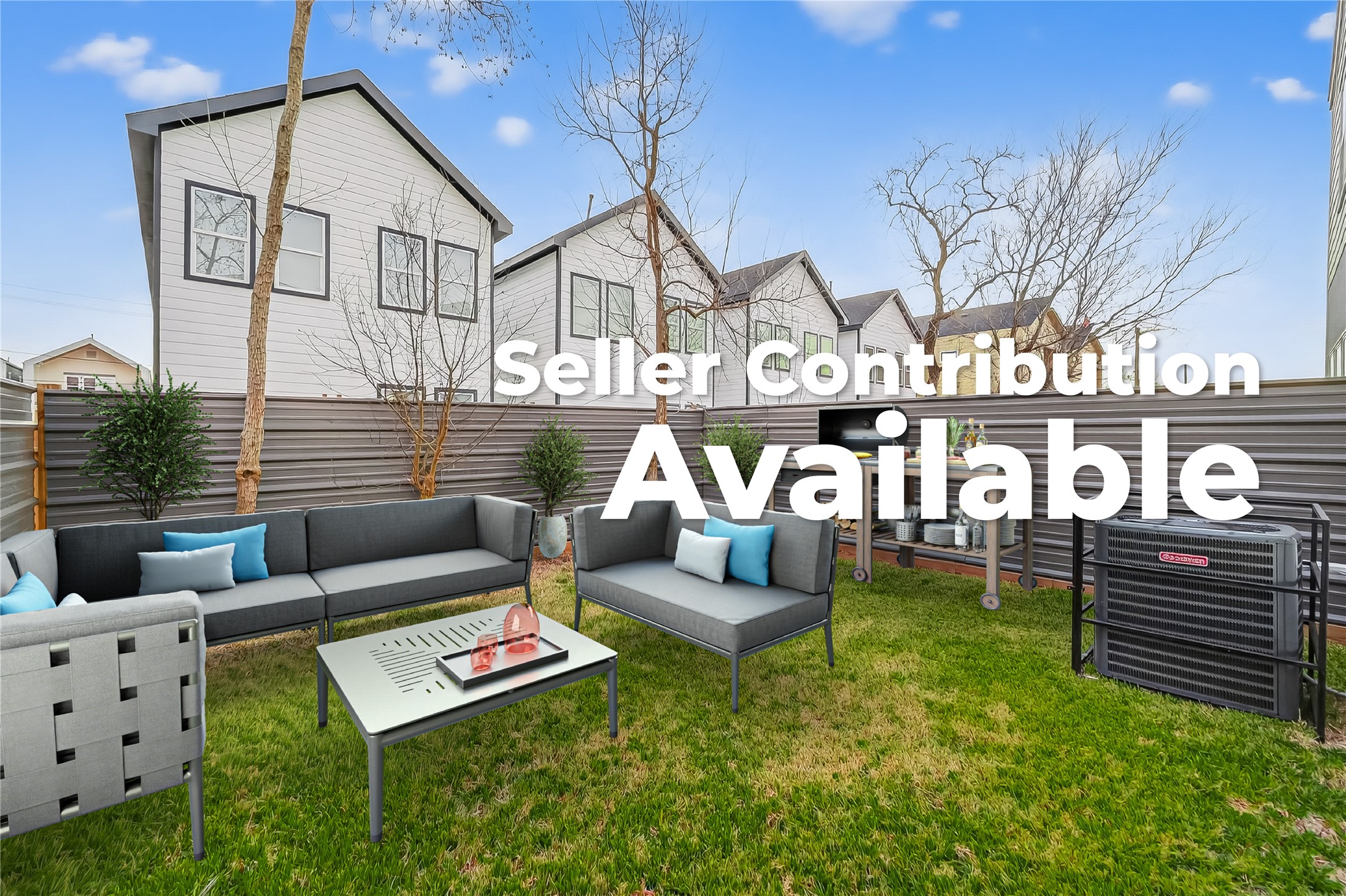 3514 Good Hope Street, Unit B Houston, TX 77021 - Photo 24 of 26 Charming and private patio perfect for relaxing or entertaining, featuring modern outdoor furniture, lush greenery. Ideal for enjoying outdoor living.