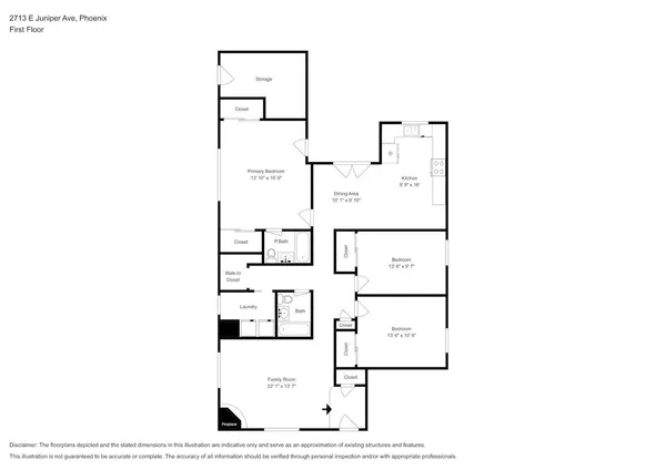 $2,025 | 2713 East Juniper Avenue, Phoenix, AZ 85032