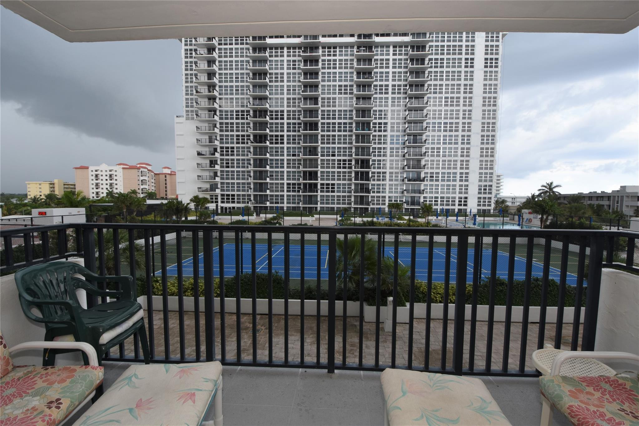 525 North Ocean Boulevard, Unit 522 Pompano Beach, FL 33062 - Photo 15 of 34 a view of balcony with a potted plant