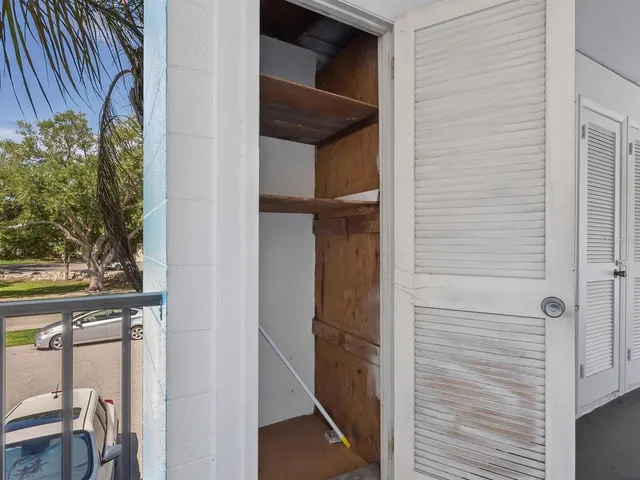 a view of front door