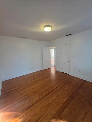 wooden floor in an empty room