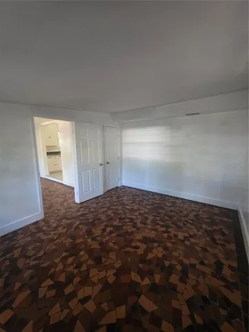 a view of empty room