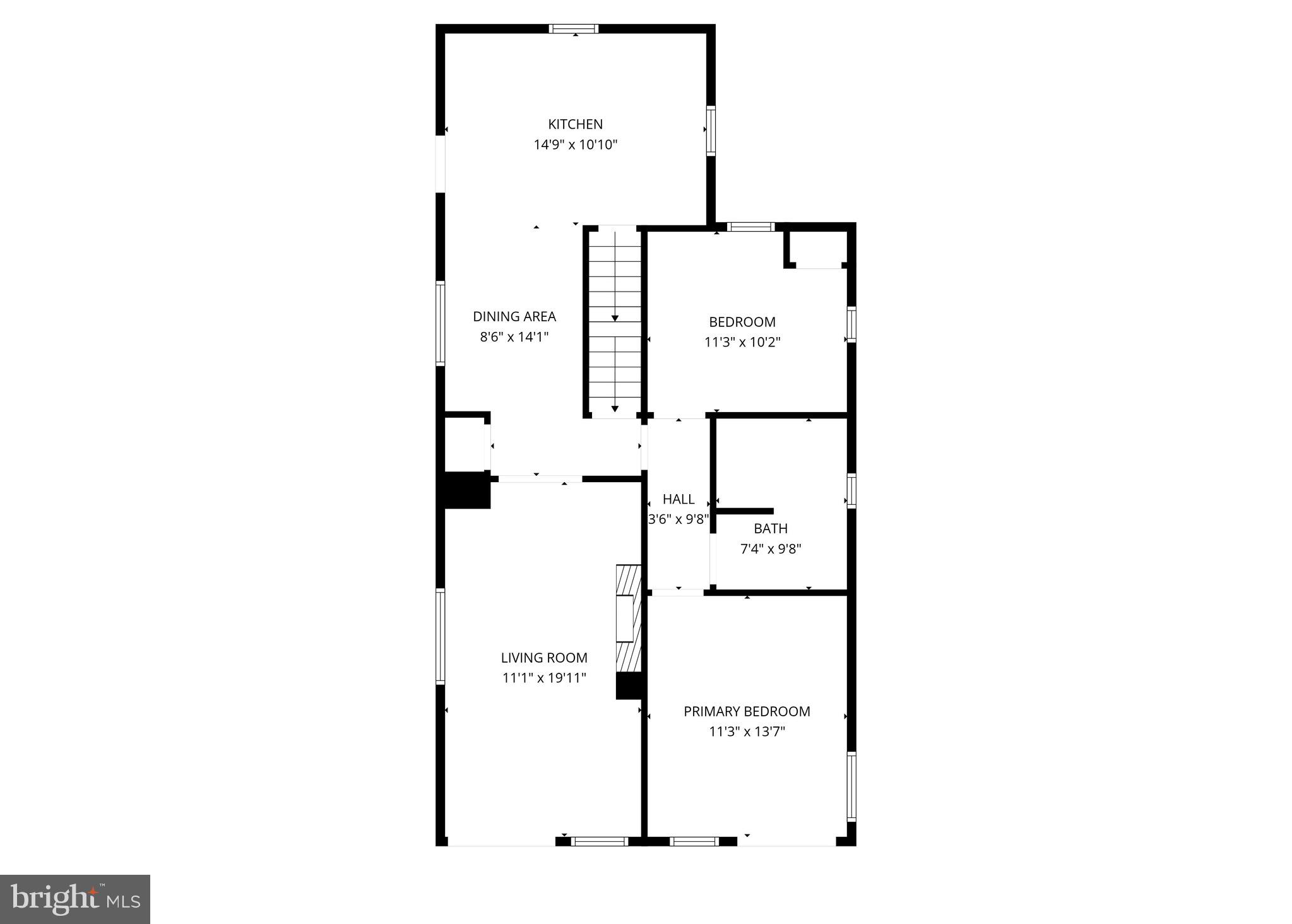 1907 Wills Road Baltimore, MD 21222 - Photo 40 of 42 a picture of floor plan