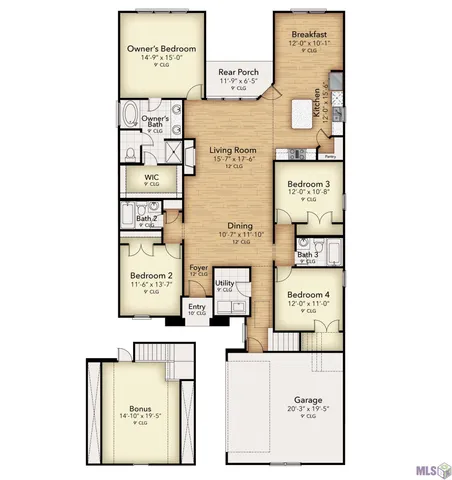 $423,990 | 14442 Belle Maison Drive, Gonzales, LA 70737