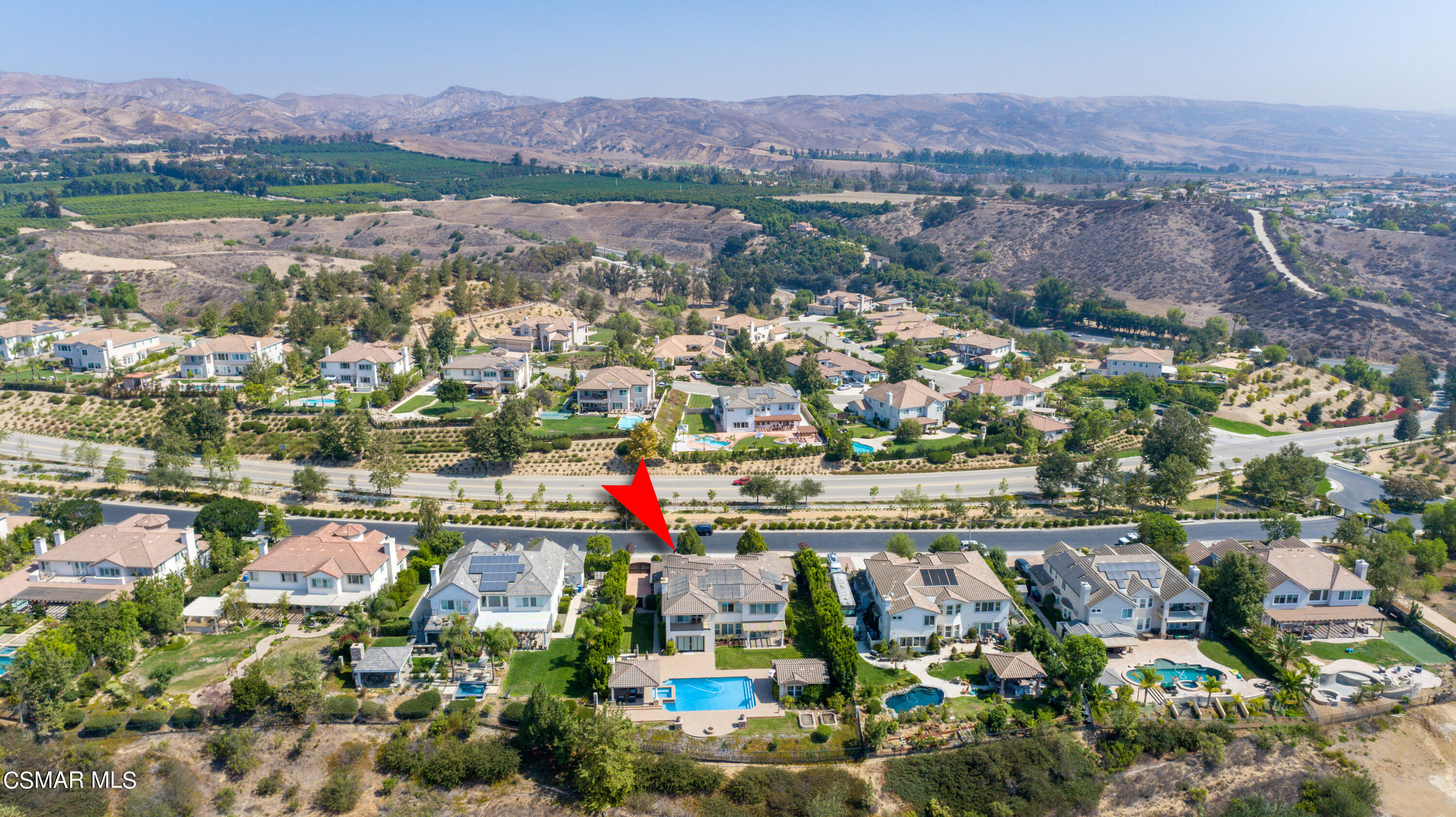 12442 Nelson Road Moorpark, CA 93021 - Photo 78 of 83 an aerial view of lake and residential houses