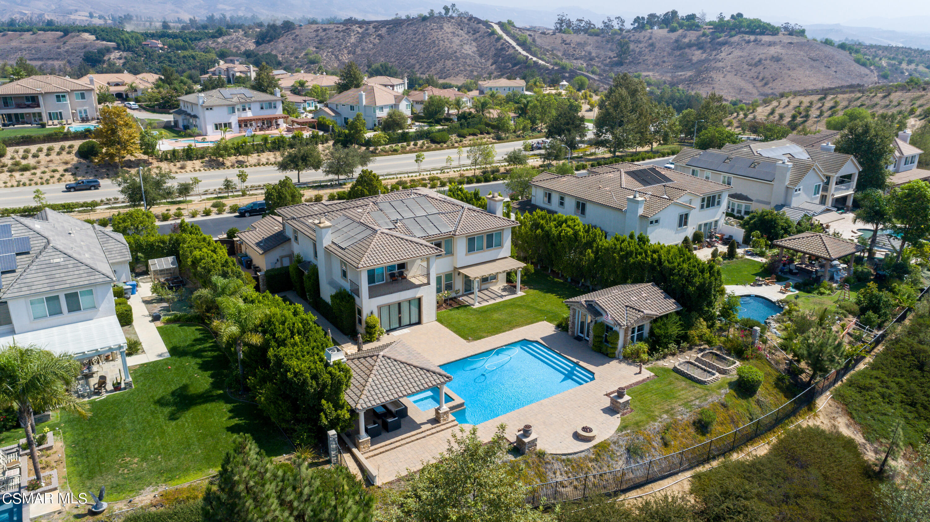 12442 Nelson Road Moorpark, CA 93021 - Photo 83 of 83 an aerial view of residential houses with outdoor space