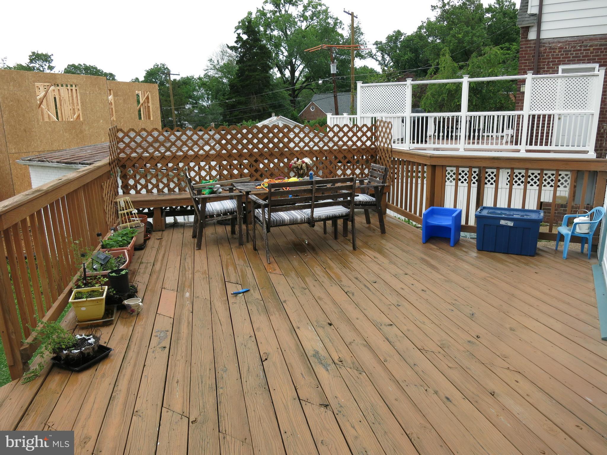 2224 49th Street Northwest Washington, DC 20007 - Photo 6 of 6 a view of balcony with deck and wooden floor