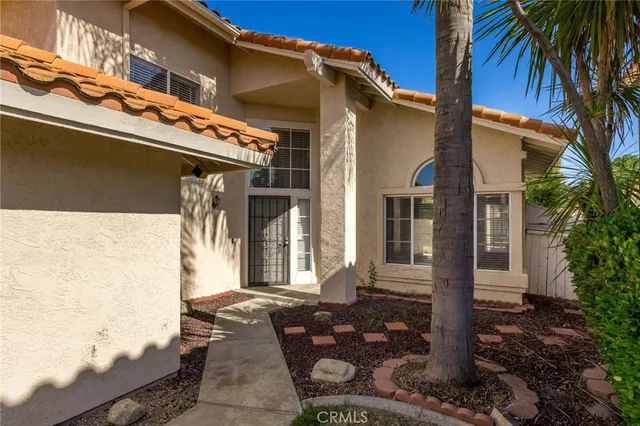 a view of a house with a outdoor space