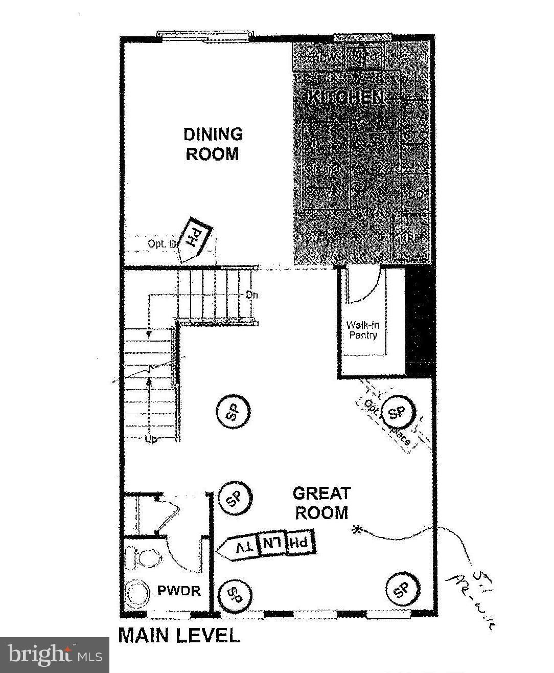25626 Pleasant Valley Road Chantilly, VA 20152 - Photo 25 of 29 Main Level Plan