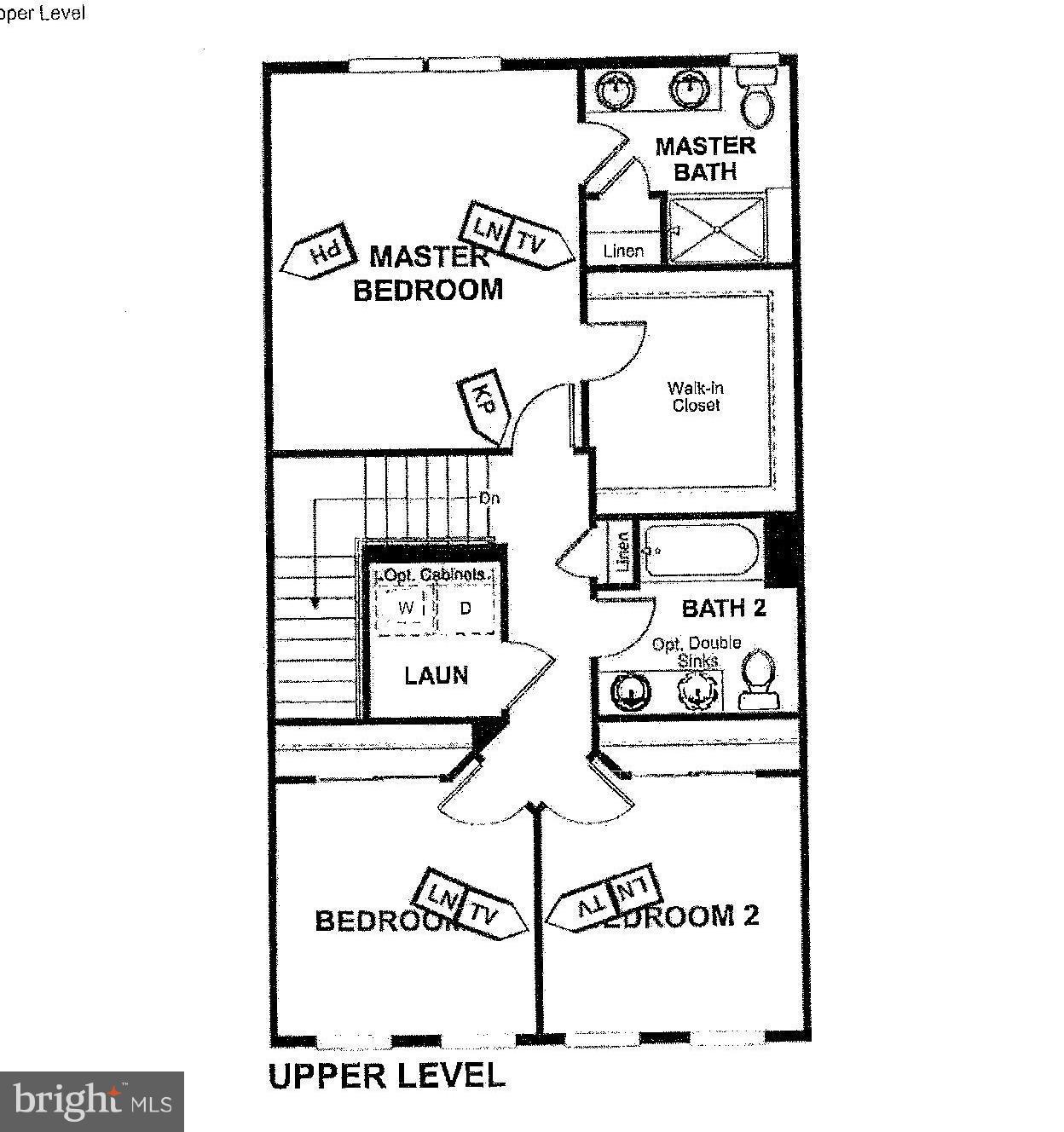 25626 Pleasant Valley Road Chantilly, VA 20152 - Photo 26 of 29 Upper Level Plan