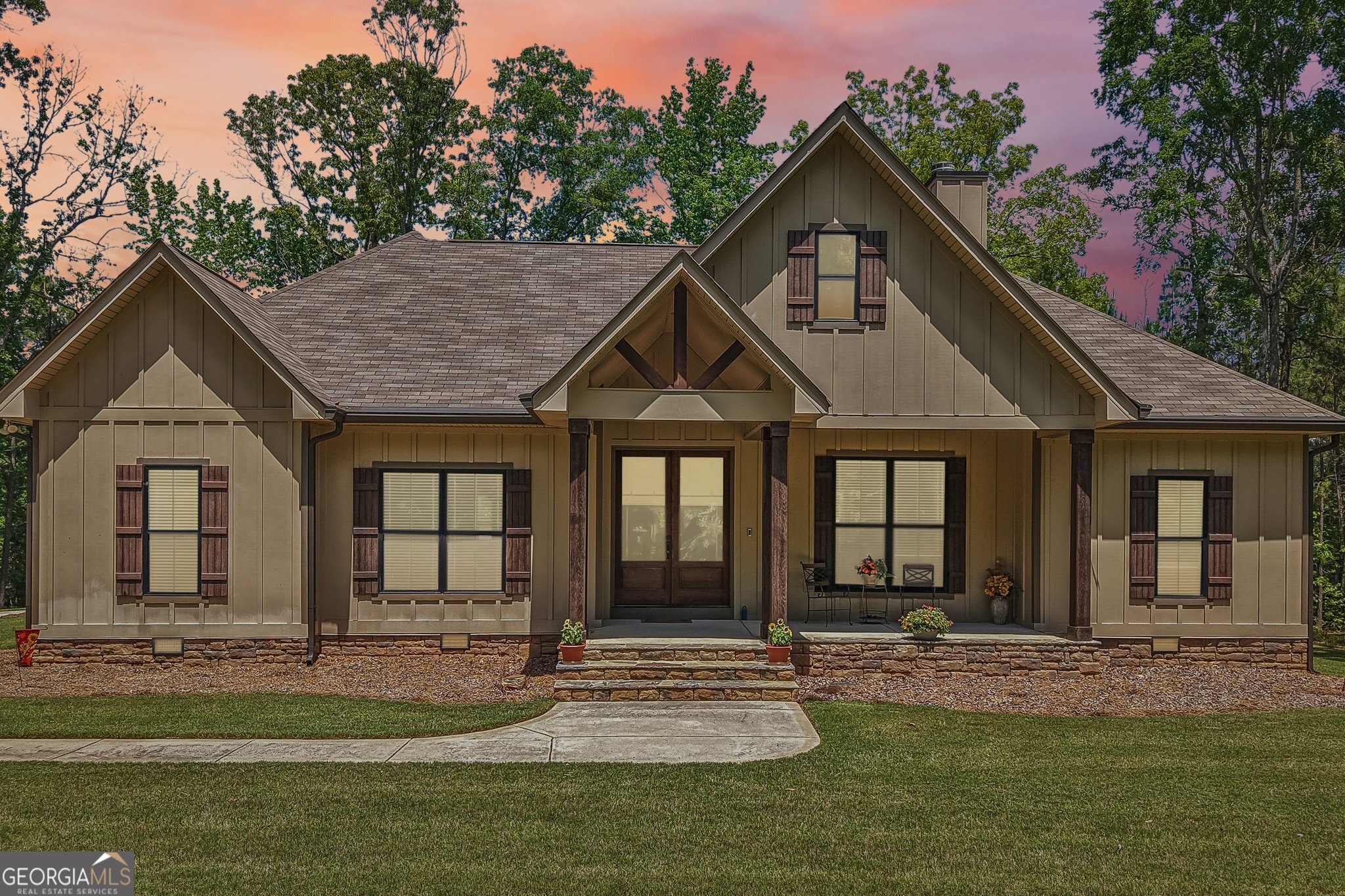 108 Wilderness Way Jackson, GA 30233 - Photo 1 of 31 a front view of a house with a yard