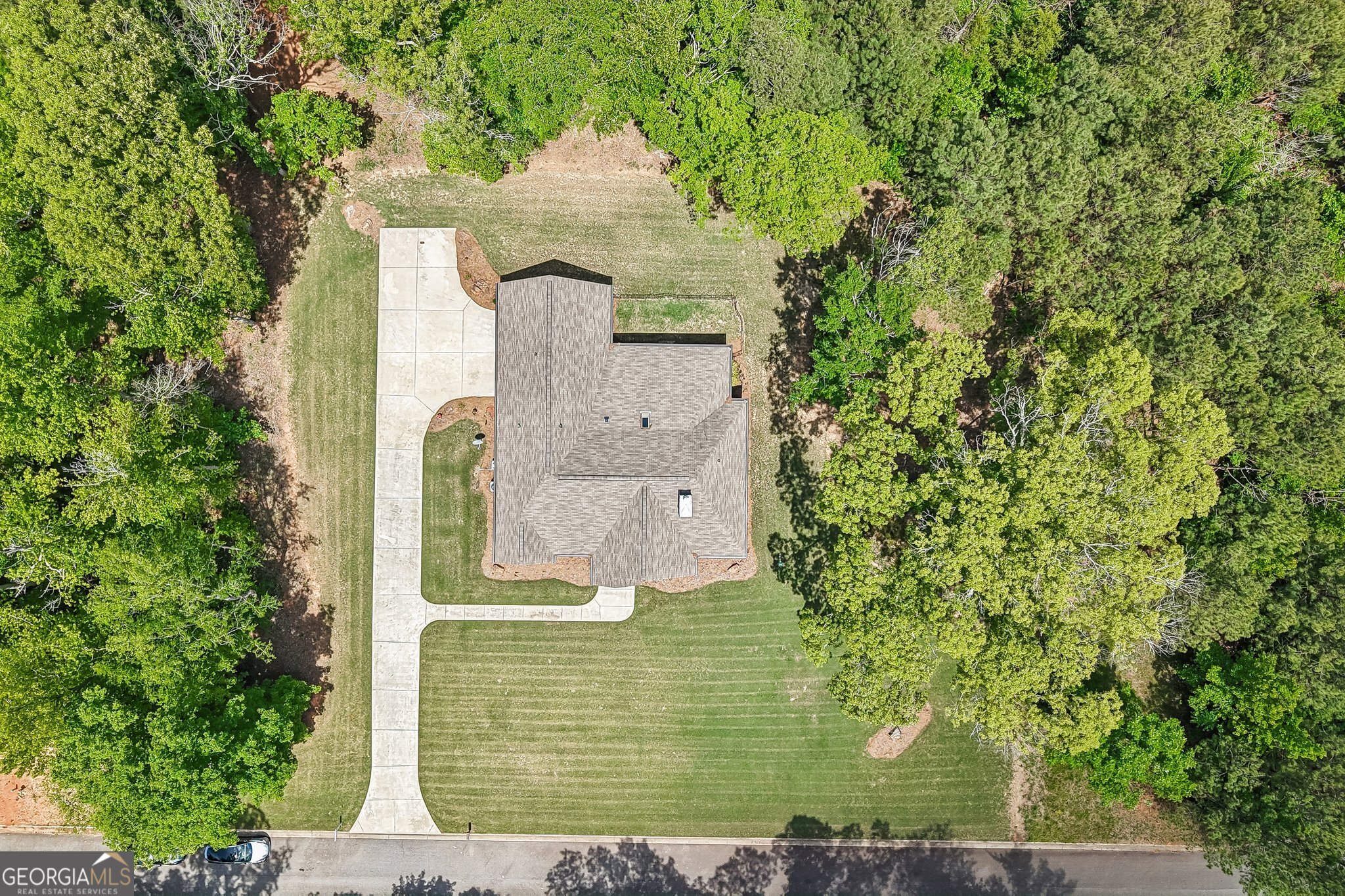 108 Wilderness Way Jackson, GA 30233 - Photo 23 of 31 an aerial view of a house with a yard