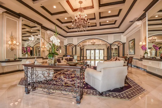 a view of a workspace with furniture