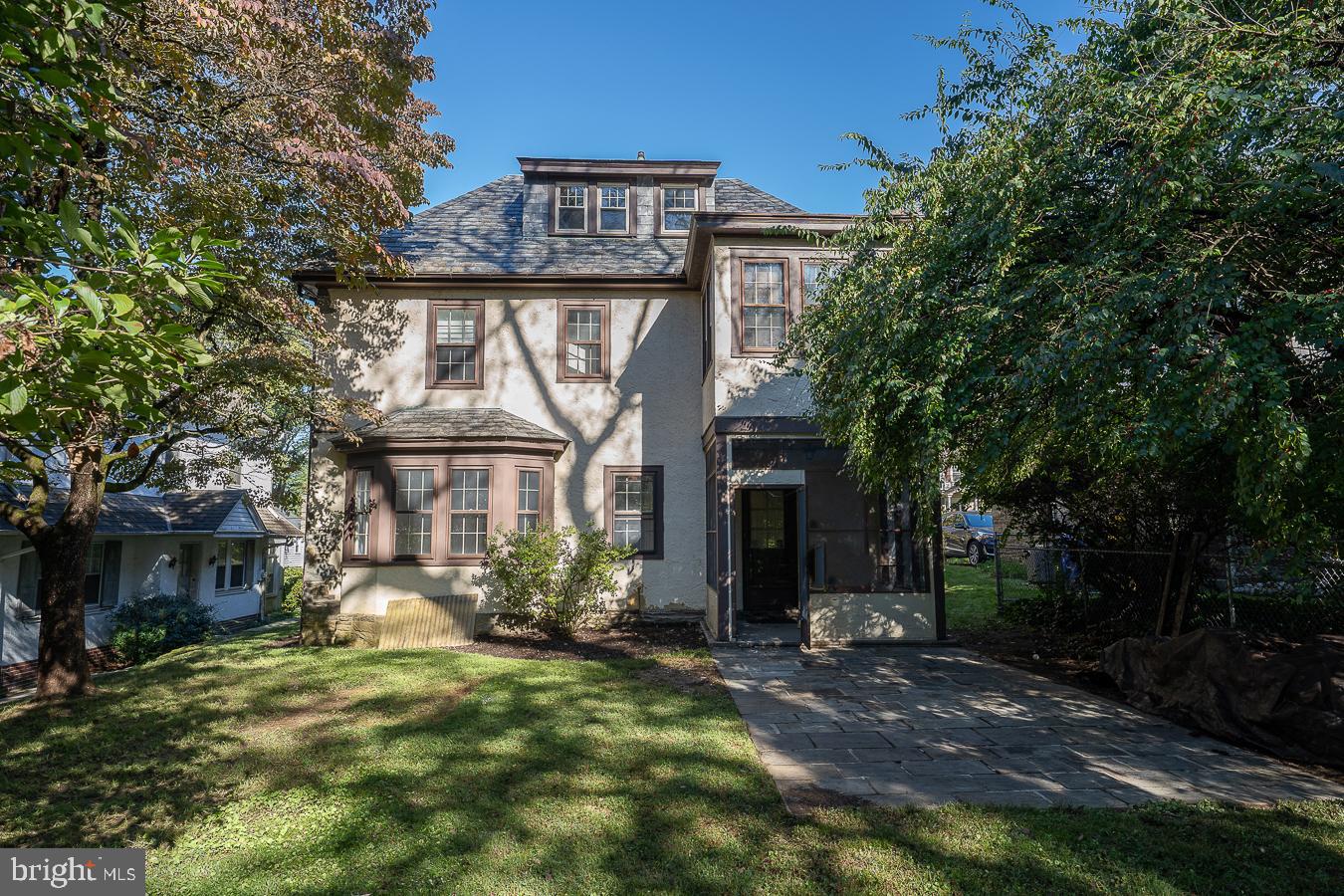 8207 Marion Road Elkins Park, PA 19027 - Photo 50 of 55 rear yard/rear of house