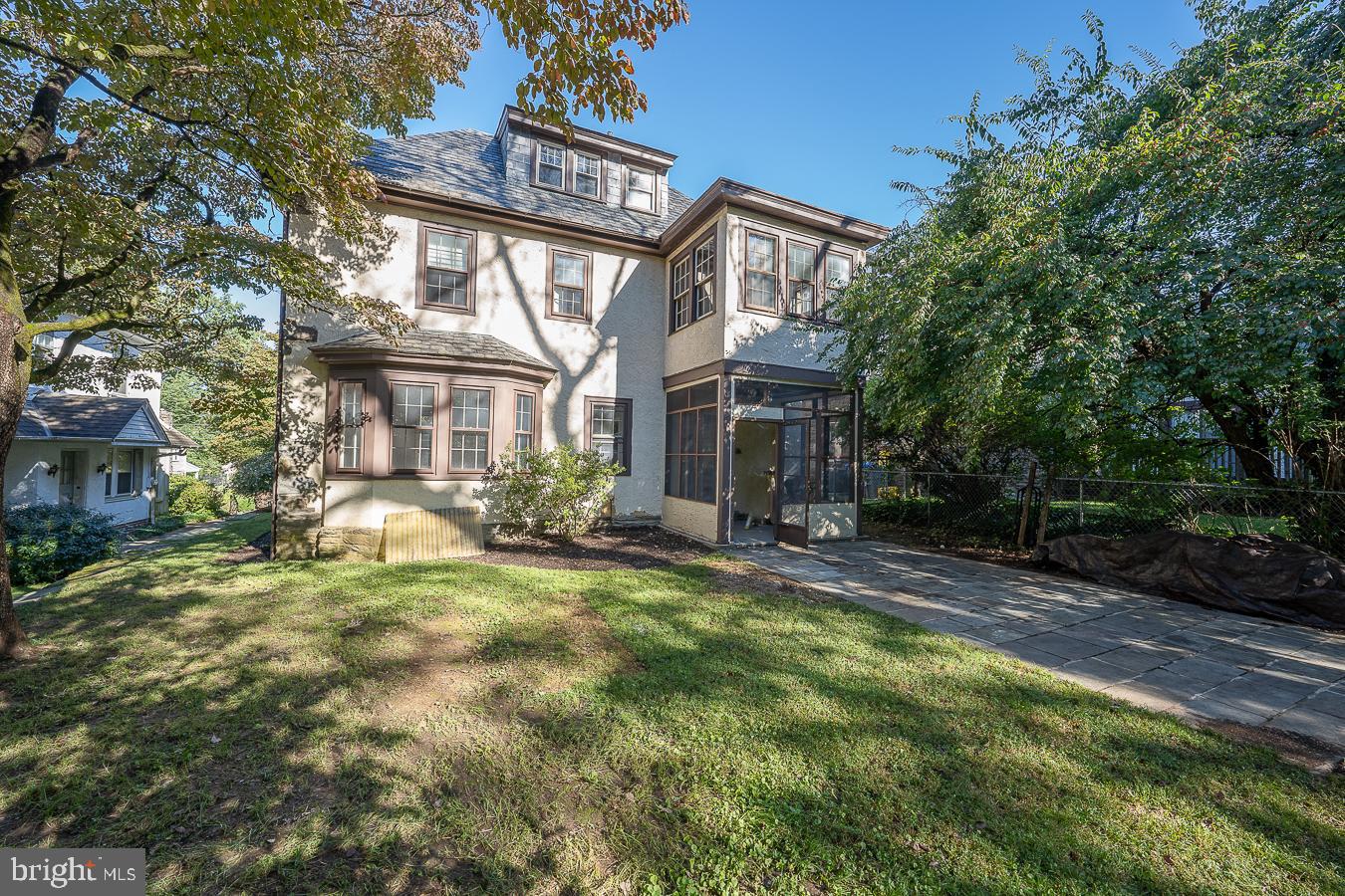8207 Marion Road Elkins Park, PA 19027 - Photo 51 of 55 rear yard/rear of house