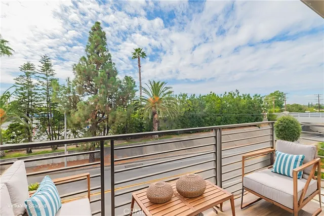 a view of a outdoor seating area