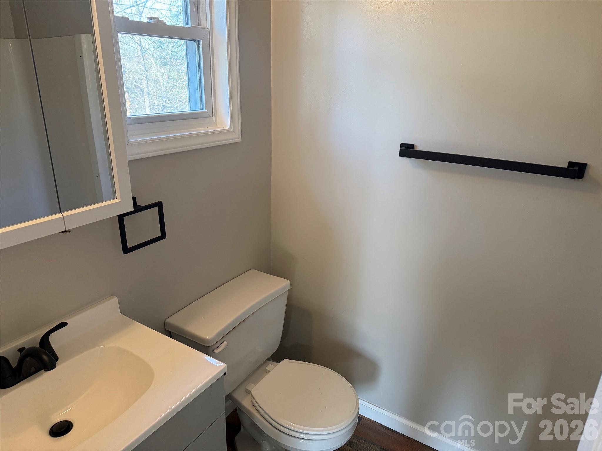 628 Hidden View Loop Marion, NC 28752 - Photo 22 of 44 a white toilet sitting next to a bathroom sink