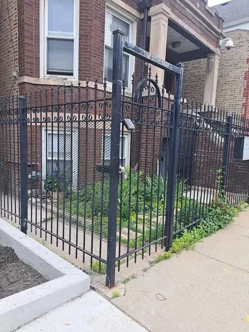 a view of a building from a terrace