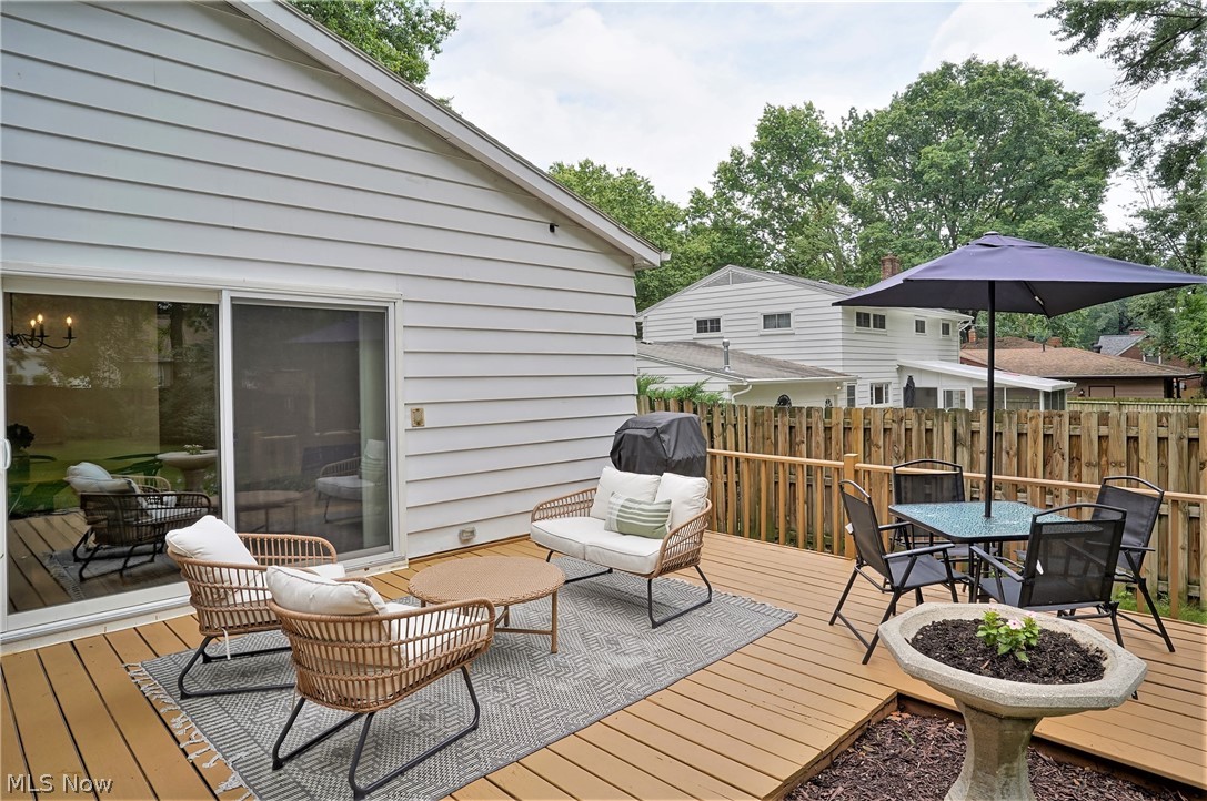 3646 Oak Road Stow, OH 44224 - Photo 27 of 35 Back deck is great for sunny days.