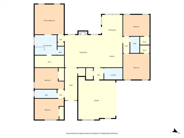 a picture of a floor plan