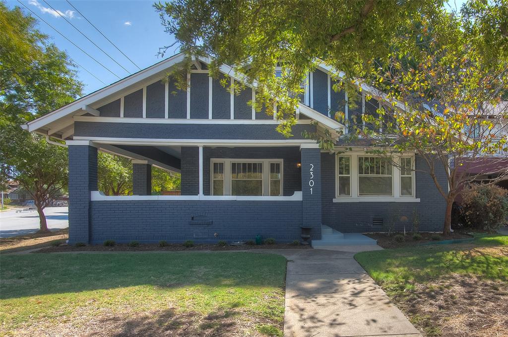 2301 Harrison Avenue Fort Worth, TX 76110 - Photo 1 of 40 a front view of a house with garden