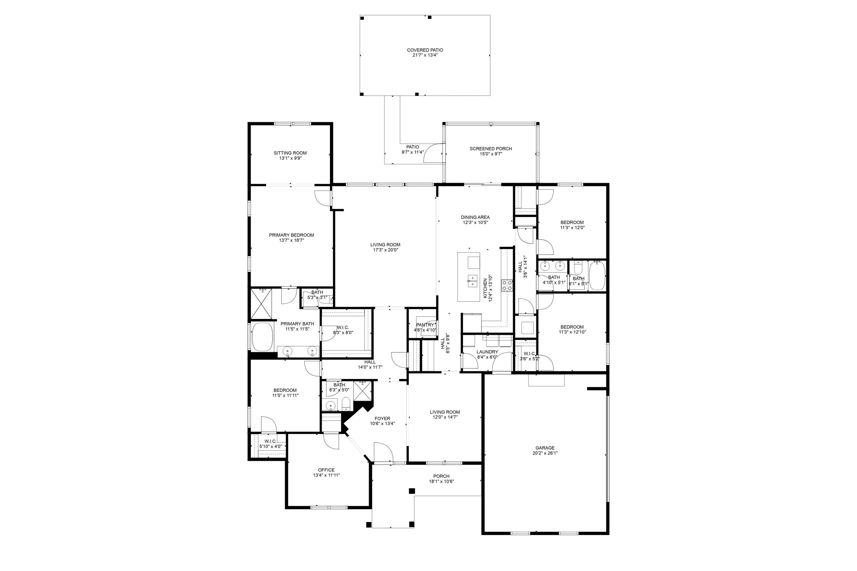 369 Brushed Dune Circle Freeport, FL 32439 - Photo 63 of 63 a picture of floor plan
