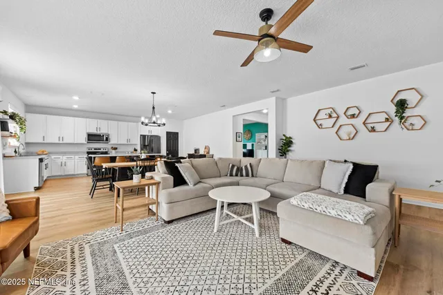 a view of a living room