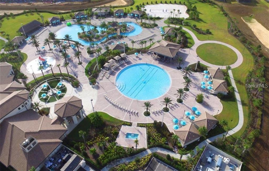 1427 Thunderbird Road Davenport, FL 33896 - Photo 36 of 52 an aerial view of a house with swimming pool and outdoor seating