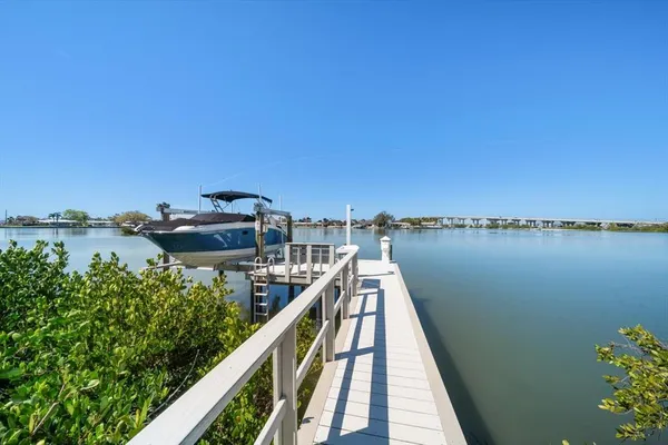 a view of a lake and outdoor space