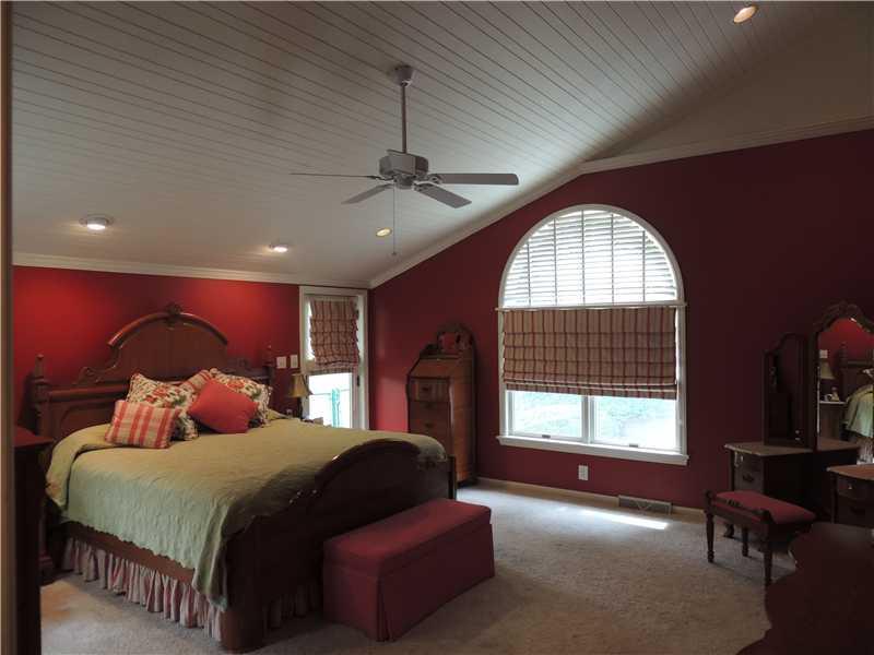 919 McNeilly Road Mt. Lebanon, PA 15226 - Photo 11 of 24 Master Bedroom. Large yet cozy...Master Bedroom suite! Check out the fantastic ceiling and the French door leading you out to your very own private deck with retractable awning!
