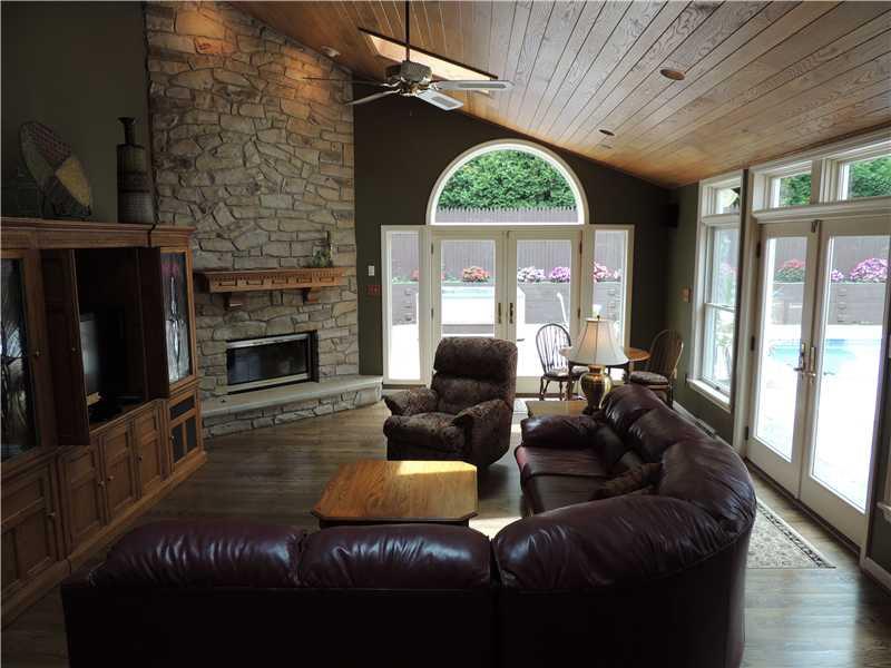919 McNeilly Road Mt. Lebanon, PA 15226 - Photo 3 of 24 Family Room. This exceptional family room is the perfect place for large gatherings! The French doors take you out to your very own tropical oasis here in the Steel City!