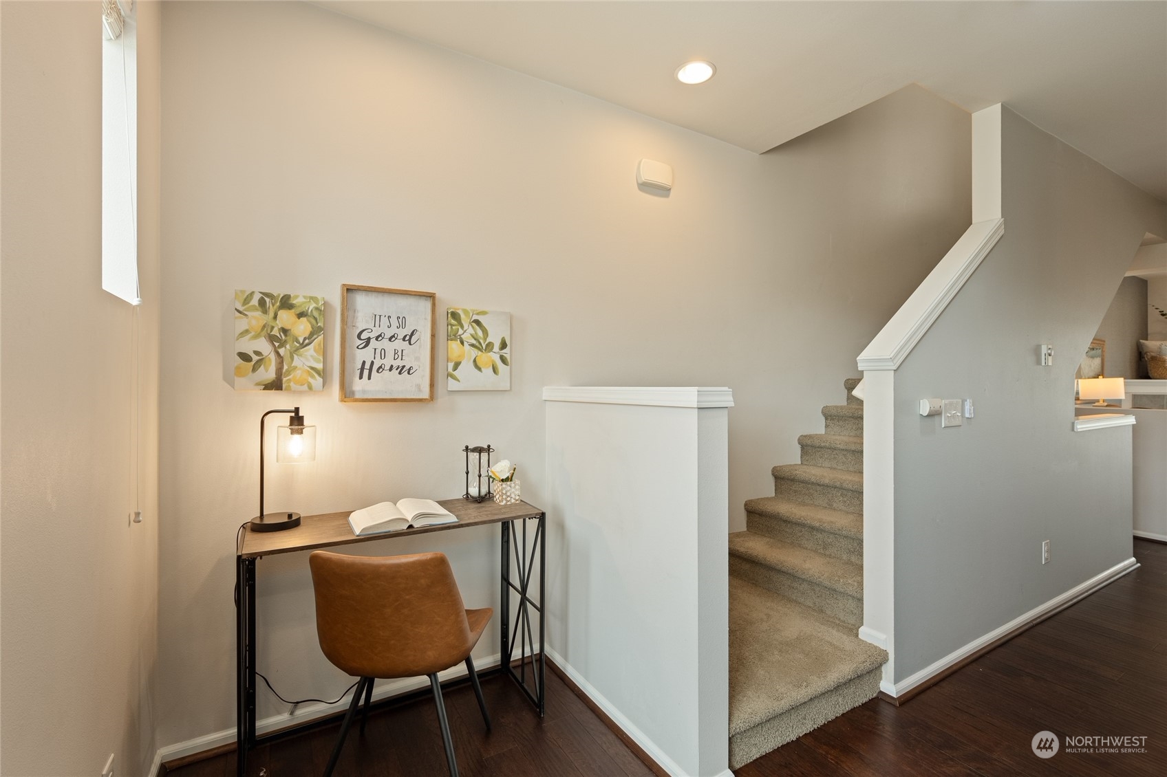 3312 31st Drive Everett, WA 98201 - Photo 12 of 27 a view of kitchen with furniture and wooden floor
