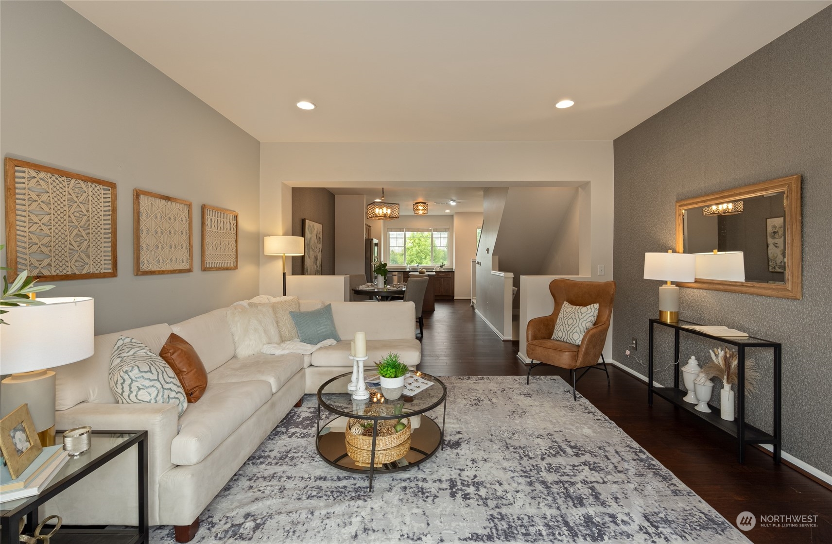 3312 31st Drive Everett, WA 98201 - Photo 4 of 27 a living room with furniture and a wooden floor