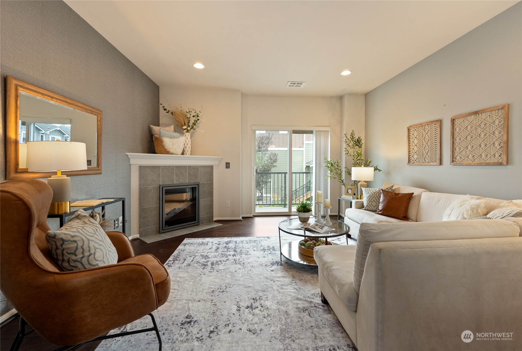 3312 31st Drive Everett, WA 98201 - Photo 5 of 27 a living room with furniture and a fireplace
