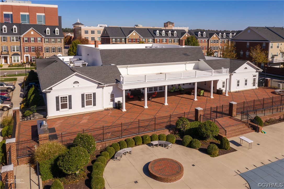 1712 Old Brick Road, Unit 13A Henrico, VA 23233 - Photo 20 of 25 an aerial view of a house with swimming pool