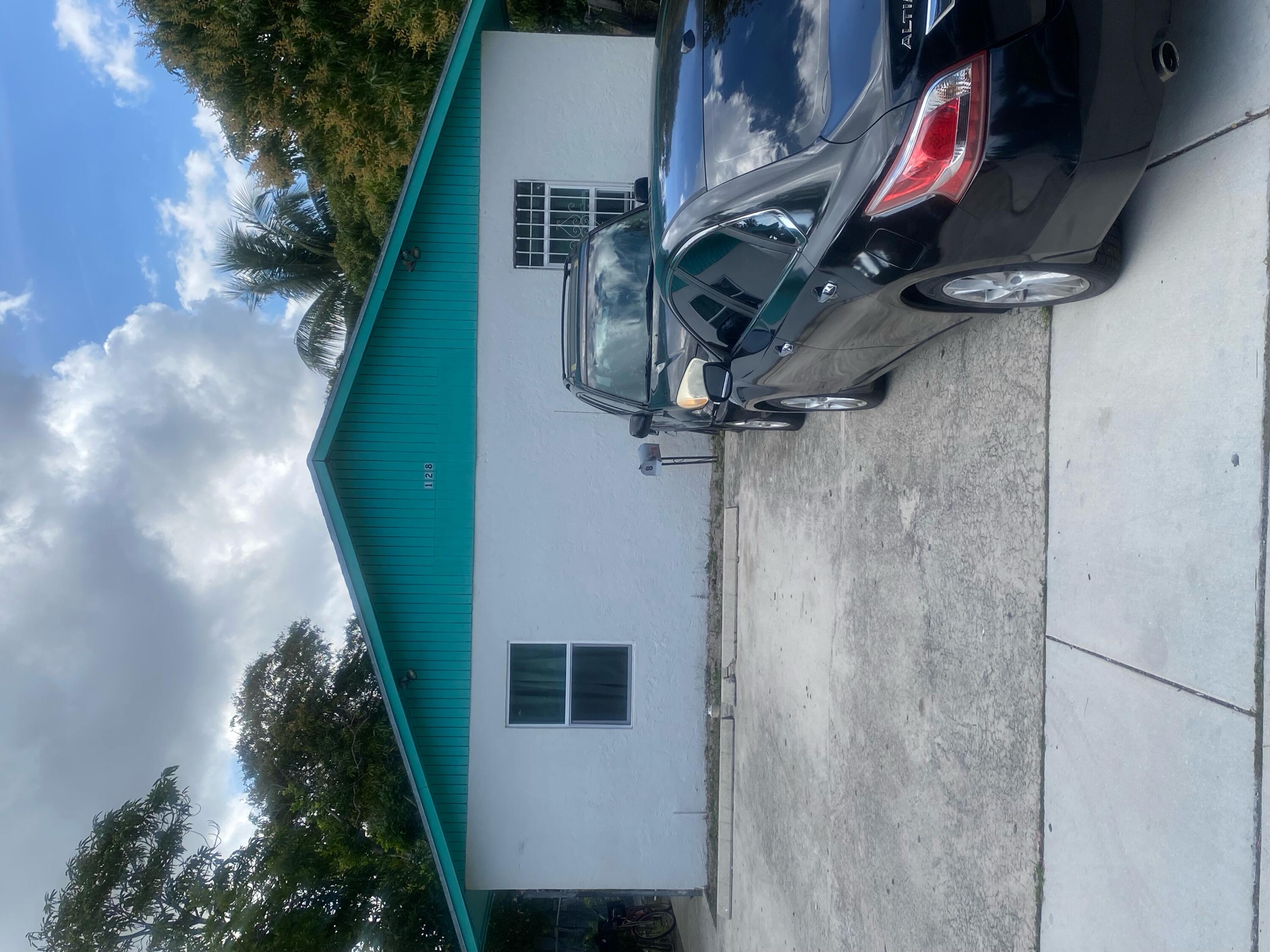 a car parked in garage