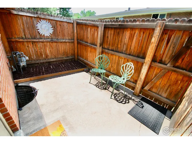 a view of front door and deck