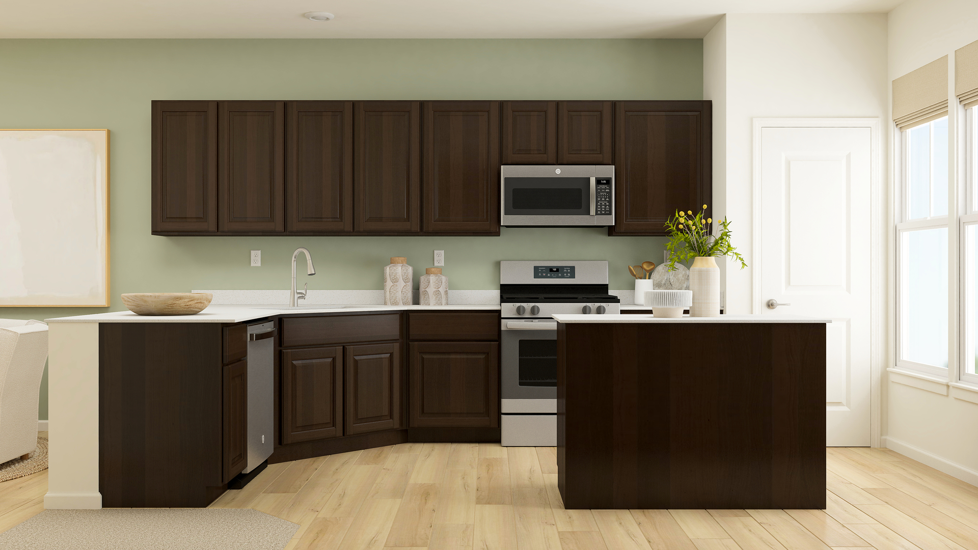 3001 Abbey Circle Aurora, IL 60504 - Photo 5 of 23 a kitchen with a sink and a stove top oven