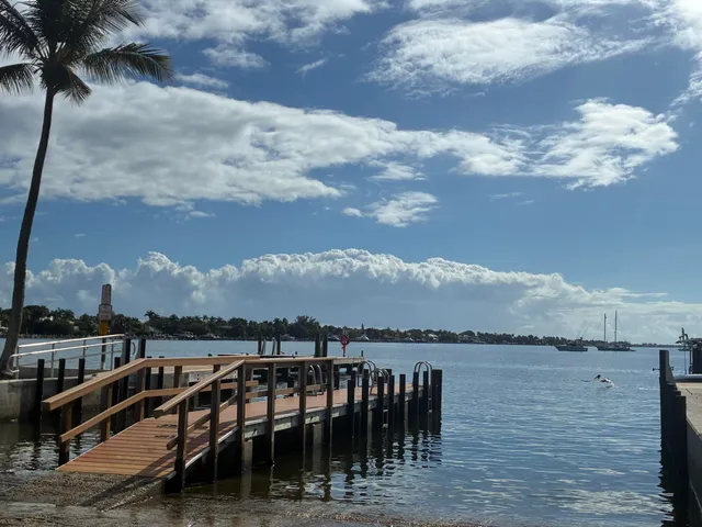 a view of a terrace with sunset view