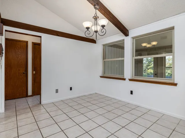 a view of an entryway with window