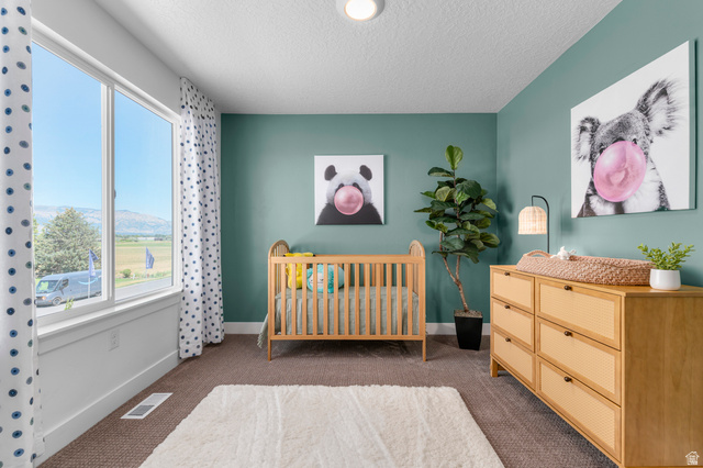 1418 West 2350th South, Unit 15 Perry, UT 84302 - Photo 15 of 22 Spacious room featuring a large window, neutral carpet, and a light-colored wall with recessed lighting