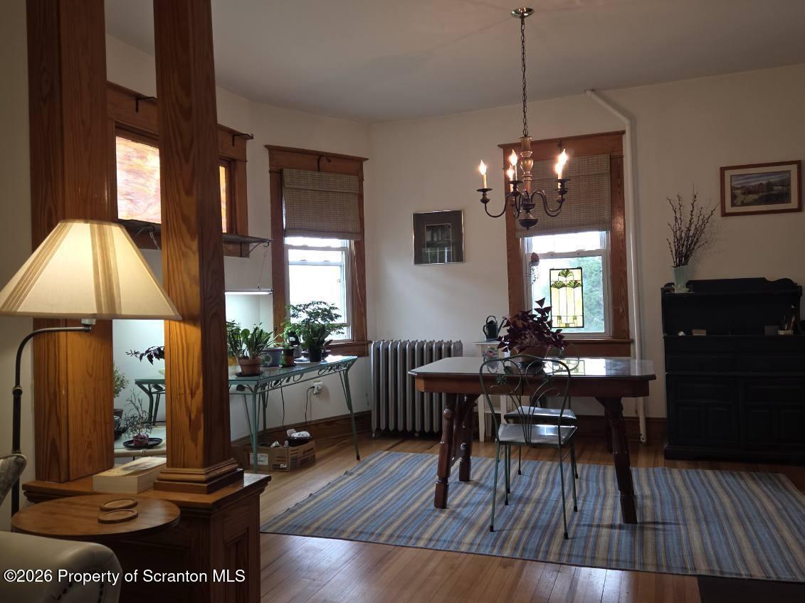 229 East Mountain Road Scranton, PA 18505 - Photo 16 of 47 a view of a dining room with furniture and wooden floor