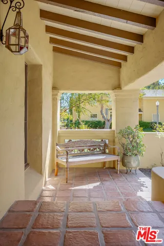 a view of front door of house