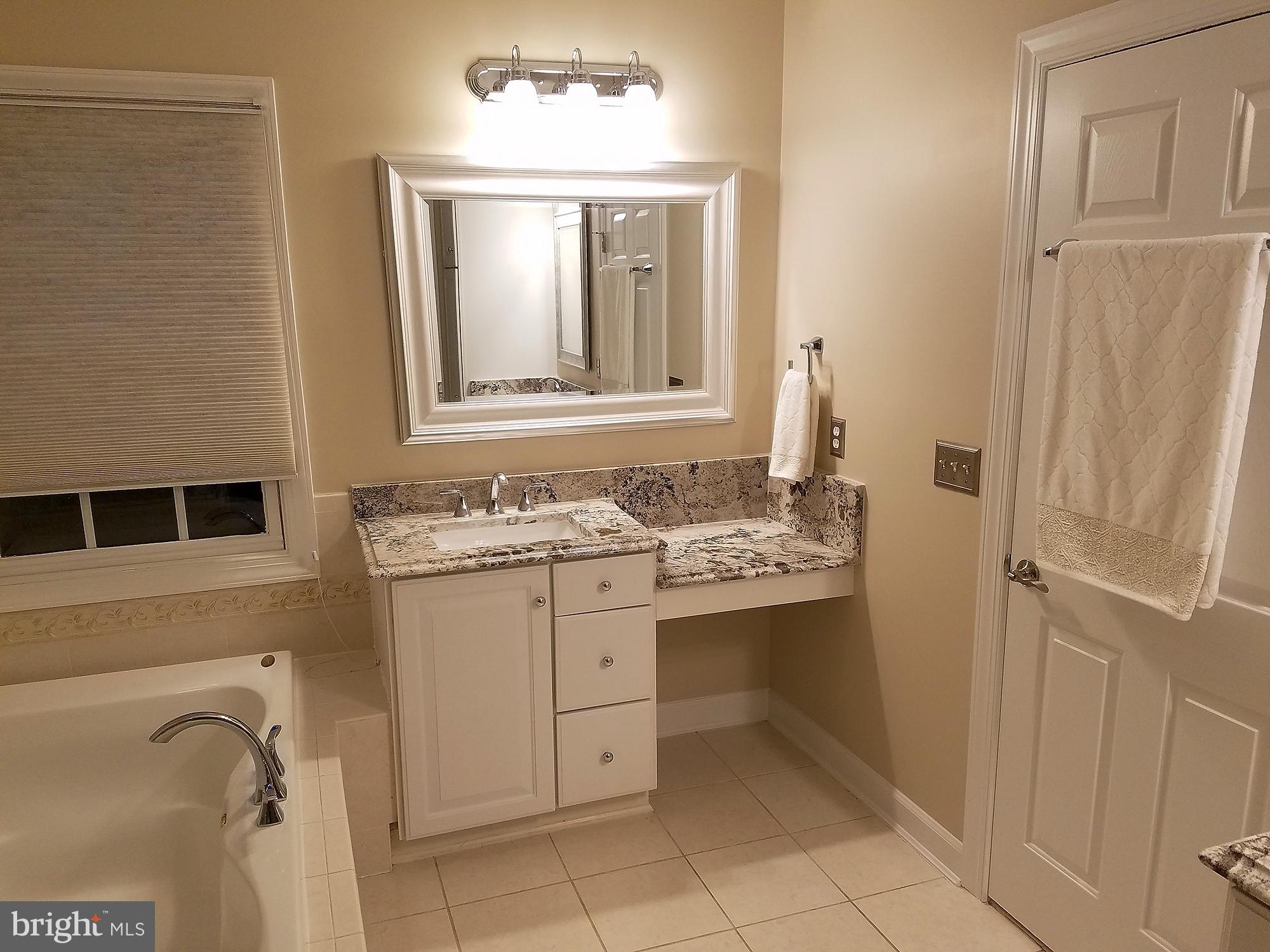 334 Helmuth Lane Alexandria, VA 22304 - Photo 3 of 7 Master Bathroom w/ granite and Moen fixtures
