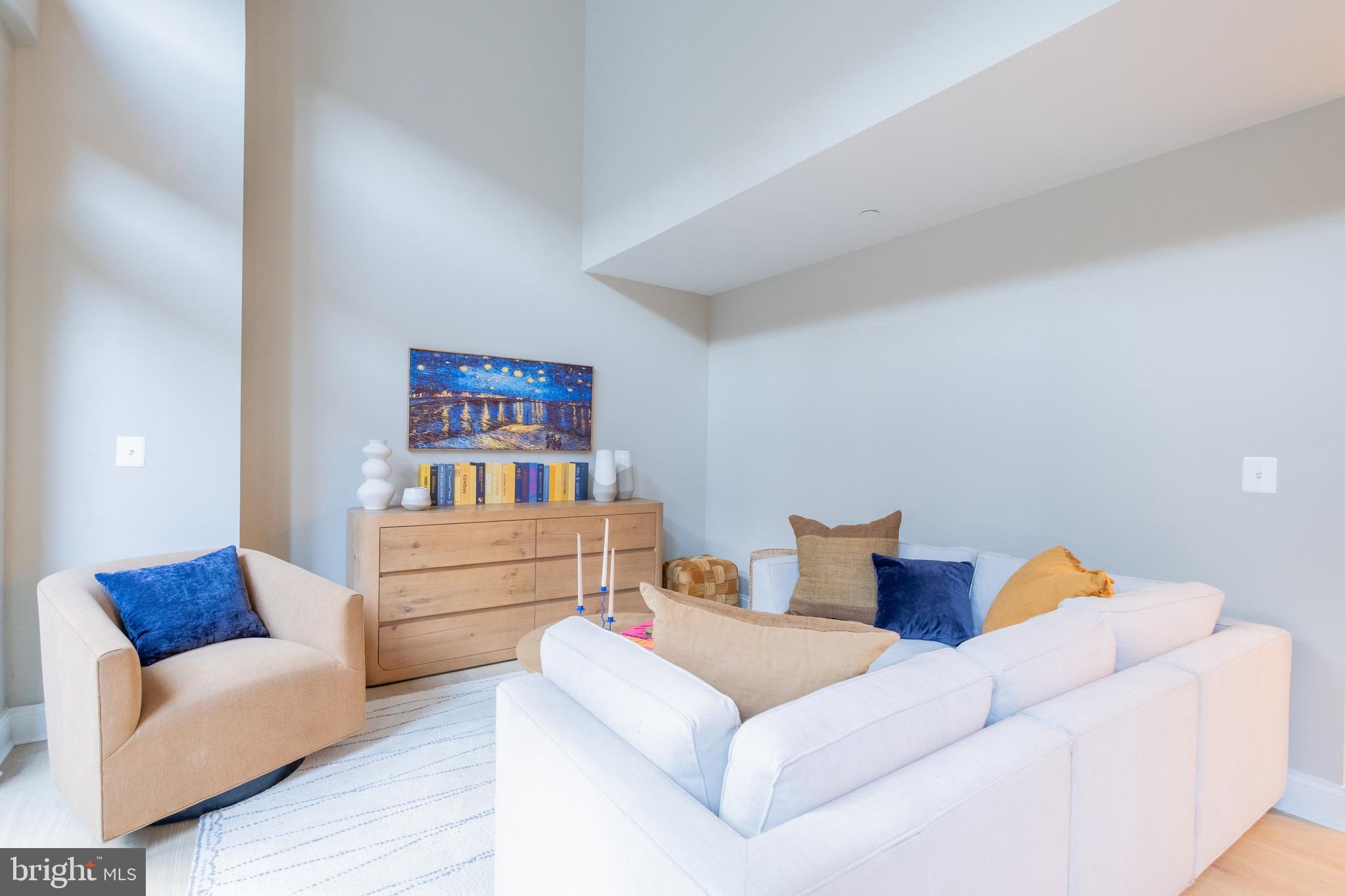 2301-61 John F Kennedy Boulevard, Unit 210 Philadelphia, PA 19103 - Photo 32 of 36 a living room with furniture and a couch