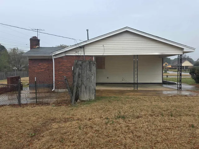 a view of a small house