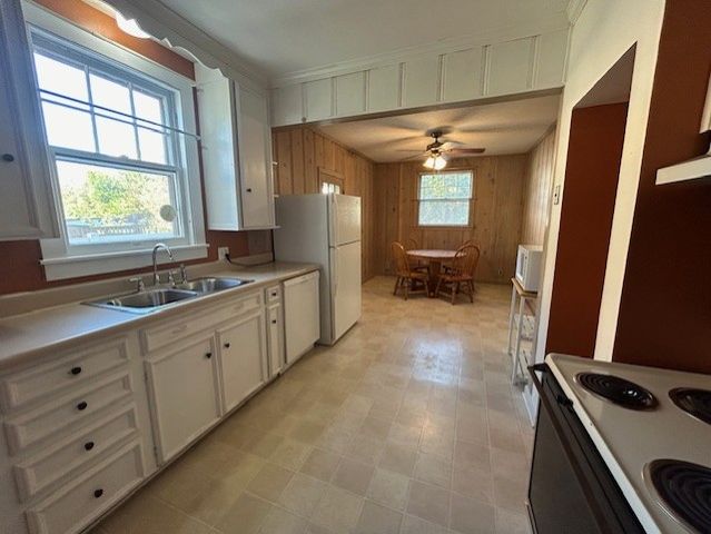 a view of a elevator with window